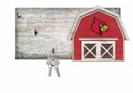 Louisville Cardinals 6" x 12" Team Barn Key Holder Sign
