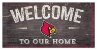 Louisville Cardinals 6" x 12" Welcome Sign