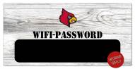 Louisville Cardinals 6" x 12" Wifi Password Sign
