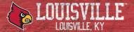 Louisville Cardinals 6" x 24" Team Name Sign