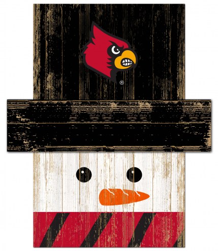 Louisville Cardinals 6&quot; x 5&quot; Snowman Head