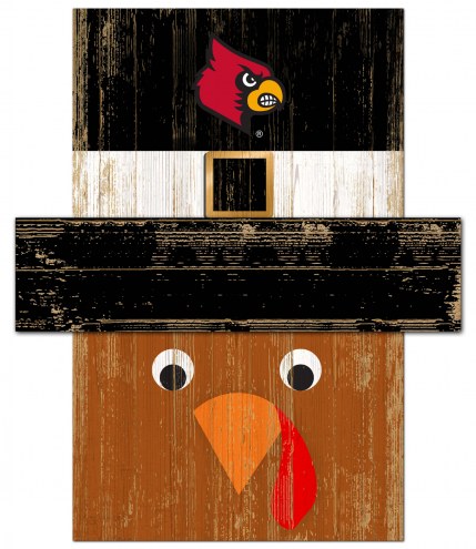 Louisville Cardinals 6&quot; x 5&quot; Turkey Head