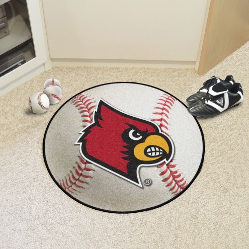 Louisville Cardinals Baseball Rug