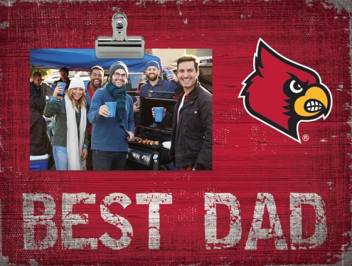 Louisville Cardinals Best Dad Clip Frame