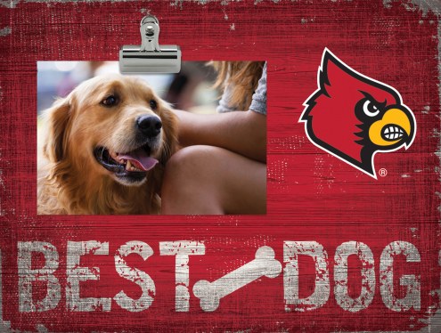Louisville Cardinals Best Dog Clip Frame