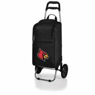 Louisville Cardinals Black Cart Cooler