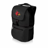Louisville Cardinals Black Zuma Cooler Backpack