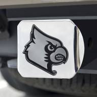 Louisville Cardinals Chrome Metal Hitch Cover
