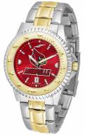 Louisville Cardinals Competitor Two-Tone AnoChrome Men's Watch