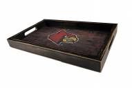 Louisville Cardinals Distressed Team Color Tray