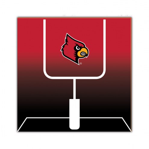 Louisville Cardinals Goal Gradient 10&quot; x 10&quot; Sign