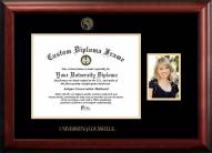 Louisville Cardinals Gold Embossed Diploma Frame with Portrait