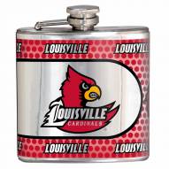 Louisville Cardinals Hi-Def Stainless Steel Flask