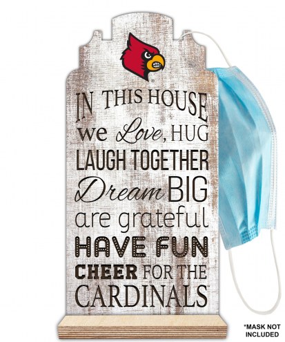 Louisville Cardinals In This House Mask Holder