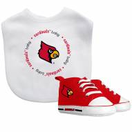 Louisville Cardinals Infant Bib & Shoes Gift Set
