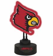 Louisville Cardinals Team Logo Neon Light