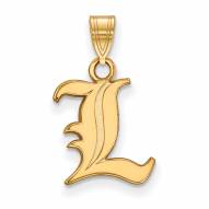 Louisville Cardinals NCAA Sterling Silver Gold Plated Small Pendant