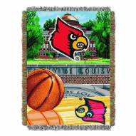 Louisville Cardinals NCAA Woven Tapestry Throw / Blanket
