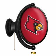 Louisville Cardinals Oval Rotating Lighted Wall Sign