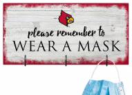 Louisville Cardinals Please Wear Your Mask Sign