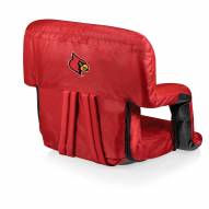 Louisville Cardinals Red Ventura Portable Outdoor Recliner