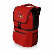 Louisville Cardinals Red Zuma Cooler Backpack