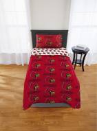Louisville Cardinals Rotary Twin Bed in a Bag Set