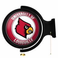 Louisville Cardinals Round Rotating Lighted Wall Sign