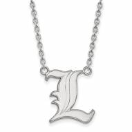 Louisville Cardinals Sterling Silver Large Pendant Necklace
