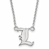 Louisville Cardinals Sterling Silver Small Pendant Necklace