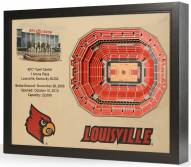 Louisville Cardinals 25-Layer StadiumViews 3D Wall Art