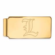Louisville Cardinals Sterling Silver Gold Plated Money Clip