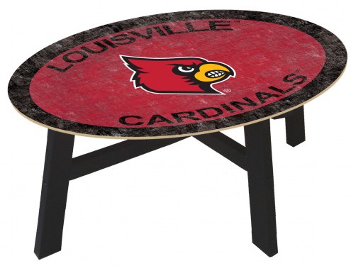 Louisville Cardinals Team Color Coffee Table