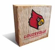 Louisville Cardinals Team Logo Block