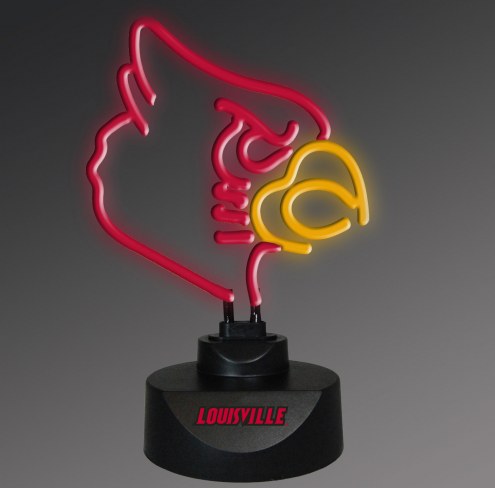 Louisville Cardinals Team Logo Neon Lamp