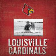 Louisville Cardinals Team Name 10" x 10" Picture Frame