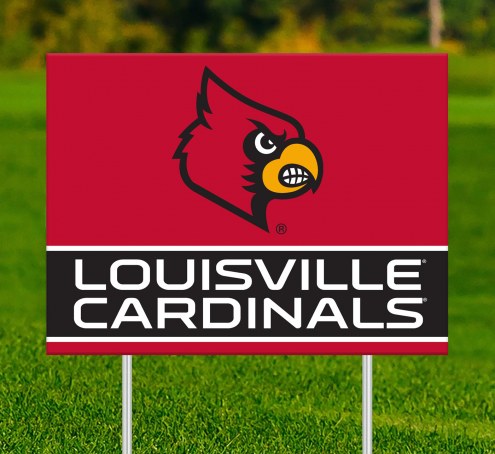Louisville Cardinals Team Name Yard Sign