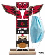 Louisville Cardinals Totem Mask Holder