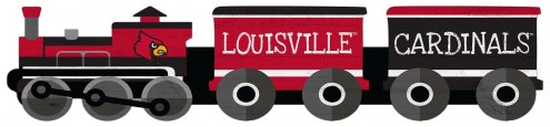 Louisville Cardinals Train Cutout 6&quot; x 24&quot; Sign