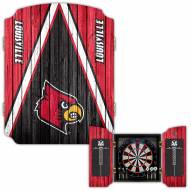 Louisville Cardinals Dartboard Cabinet