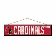 Louisville Cardinals Wood Avenue Sign