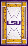 LSU Tigers 11" x 19" Stained Glass Sign