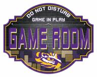 LSU Tigers 12" Game Room Tavern Sign