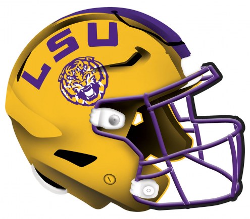 LSU Tigers 12&quot; Helmet Sign