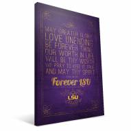 LSU Tigers 16" x 24" Song Canvas Print