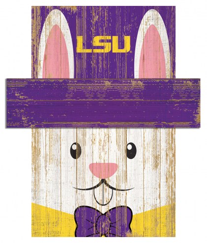 LSU Tigers 19&quot; x 16&quot; Easter Bunny Head