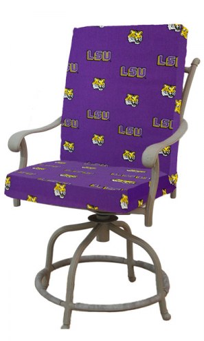 LSU Tigers 2 Piece Chair Cushion