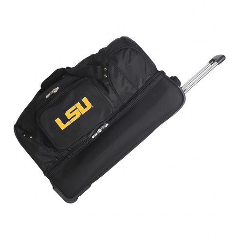 LSU Tigers 27&quot; Drop Bottom Wheeled Duffle Bag