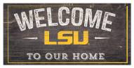 LSU Tigers 6" x 12" Welcome Sign