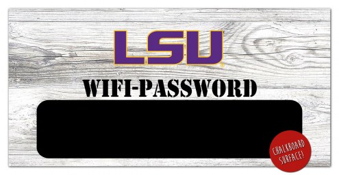 LSU Tigers 6&quot; x 12&quot; Wifi Password Sign